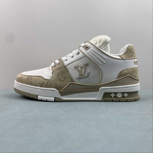 Louis Vuitton Trainer Beige White