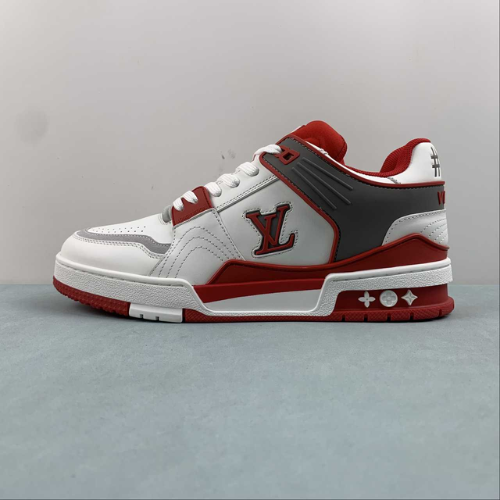 Louis Vuitton Trainer Red White