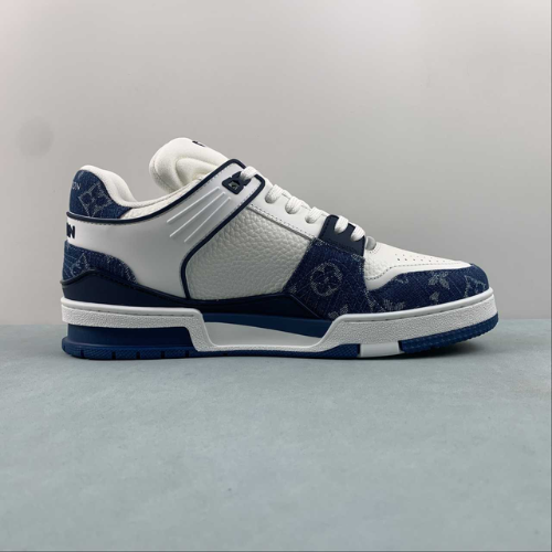 Louis Vuitton Trainer Paris Blue White