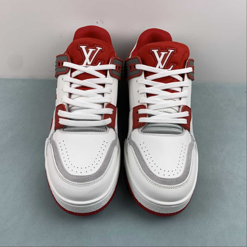 Louis Vuitton Trainer Red White