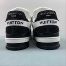 Louis Vuitton Trainer Paris White Black