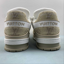 Louis Vuitton Trainer Beige White