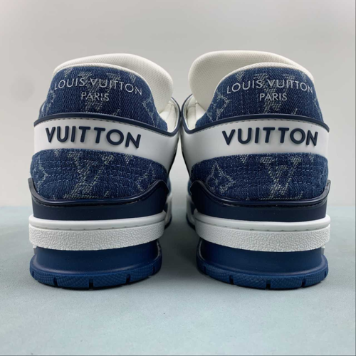 Louis Vuitton Trainer Paris Blue White