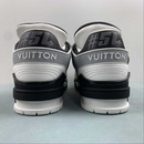Louis Vuitton Trainer Black White Grey