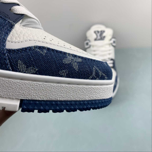 Louis Vuitton Trainer Paris Blue White