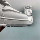 Louis Vuitton Trainer White Black Grey