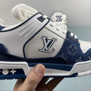 Louis Vuitton Trainer Paris Blue White