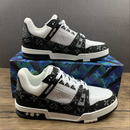 Louis Vuitton Trainer Black White Noir