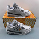 Louis Vuitton Trainer White Black Grey